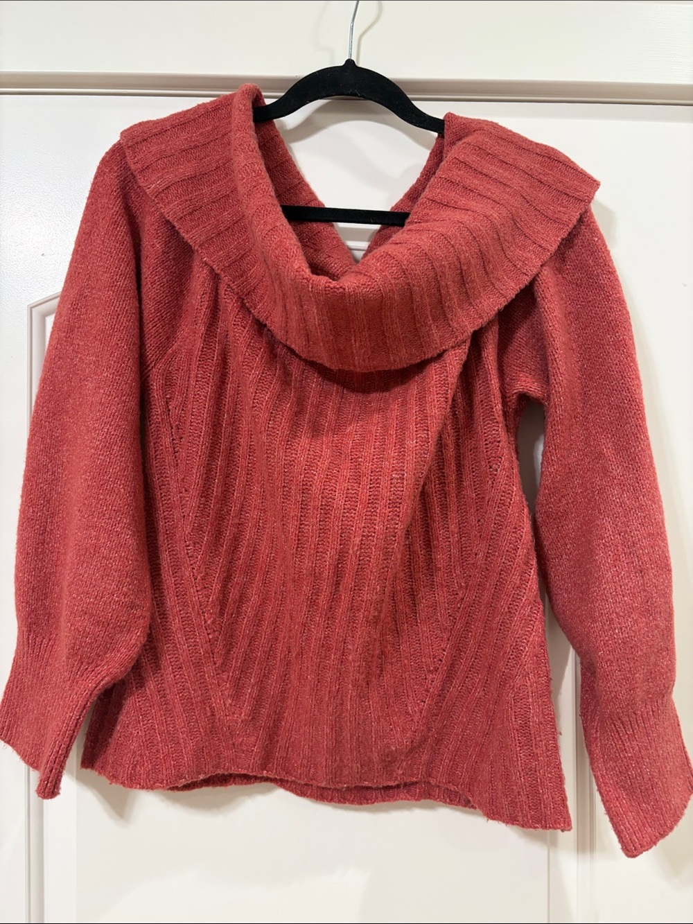 Off the shoulder sweater